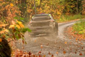 Patrick Gruszka / Florian Barral Hyundai i20 R5 on SS13, Trouble.