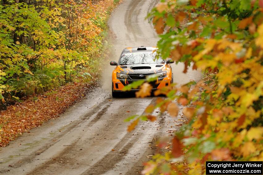 Grzegorz Bugaj / Ela Dziubanski Subaru WRX STi on SS13, Trouble.