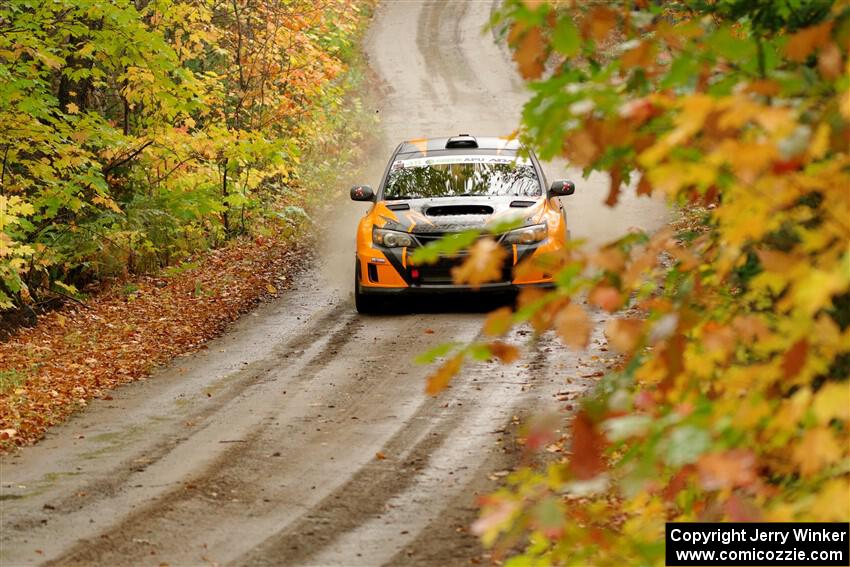 Grzegorz Bugaj / Ela Dziubanski Subaru WRX STi on SS13, Trouble.