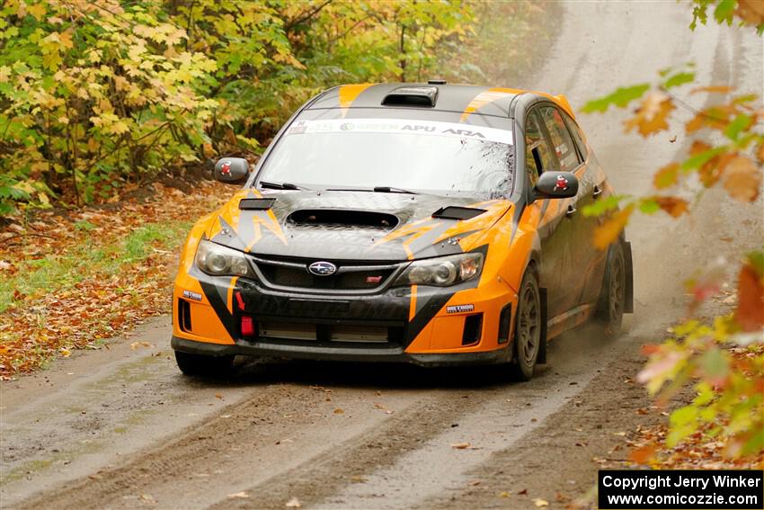 Grzegorz Bugaj / Ela Dziubanski Subaru WRX STi on SS13, Trouble.