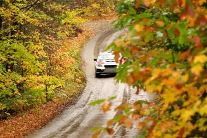 Matt Dickinson / Chris Kremer Subaru WRX STi on SS13, Trouble.