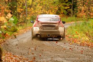 Matt Dickinson / Chris Kremer Subaru WRX STi on SS13, Trouble.