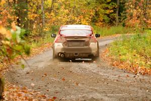 Matt Dickinson / Chris Kremer Subaru WRX STi on SS13, Trouble.