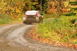 Matt Dickinson / Chris Kremer Subaru WRX STi on SS13, Trouble.