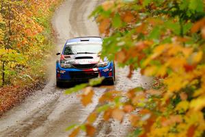 Arek Bialobrzeski / Aris Mantopoulos Subaru WRX STi on SS13, Trouble.