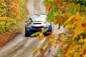 Arek Bialobrzeski / Aris Mantopoulos Subaru WRX STi on SS13, Trouble.