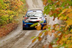 Arek Bialobrzeski / Aris Mantopoulos Subaru WRX STi on SS13, Trouble.