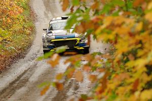 Enda McCormack / Liam McCormack Hyundai i20 R5 on SS13, Trouble.