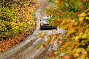 Zach Jacques / Ron Jacques Subaru WRX STi on SS13, Trouble.