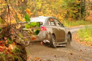 Zach Jacques / Ron Jacques Subaru WRX STi on SS13, Trouble.