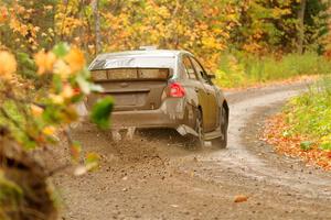 Zach Jacques / Ron Jacques Subaru WRX STi on SS13, Trouble.