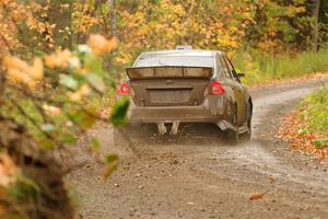 Zach Jacques / Ron Jacques Subaru WRX STi on SS13, Trouble.