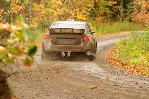 Zach Jacques / Ron Jacques Subaru WRX STi on SS13, Trouble.