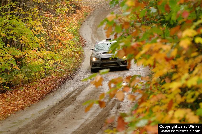 Zach Jacques / Ron Jacques Subaru WRX STi on SS13, Trouble.