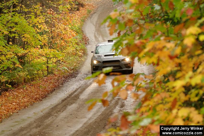 Zach Jacques / Ron Jacques Subaru WRX STi on SS13, Trouble.