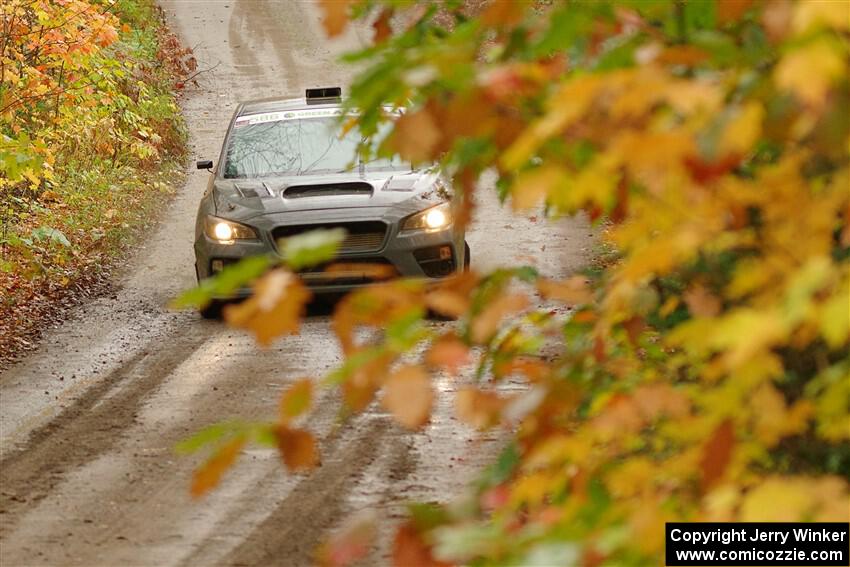 Zach Jacques / Ron Jacques Subaru WRX STi on SS13, Trouble.