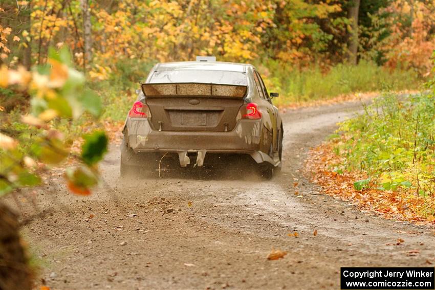 Zach Jacques / Ron Jacques Subaru WRX STi on SS13, Trouble.