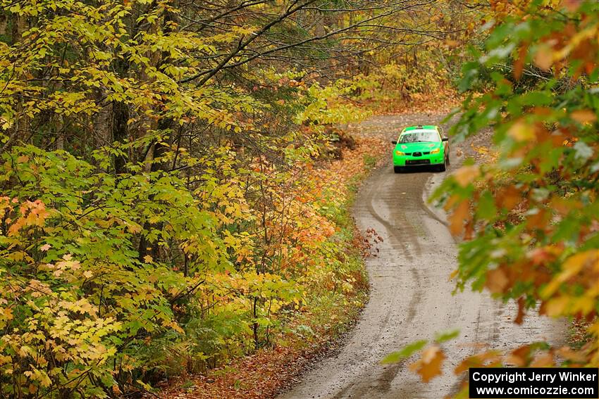 Mike Engle / Morgan Engle Subaru WRX STi on SS13, Trouble.