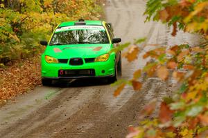 Mike Engle / Morgan Engle Subaru WRX STi on SS13, Trouble.