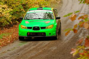 Mike Engle / Morgan Engle Subaru WRX STi on SS13, Trouble.