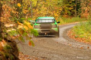 Mike Engle / Morgan Engle Subaru WRX STi on SS13, Trouble.