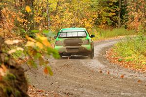 Mike Engle / Morgan Engle Subaru WRX STi on SS13, Trouble.