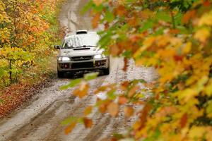 Dylan Gondyke / Ben Chuong Subaru Impreza on SS13, Trouble.