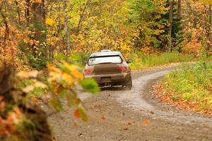 Dylan Gondyke / Ben Chuong Subaru Impreza on SS13, Trouble.