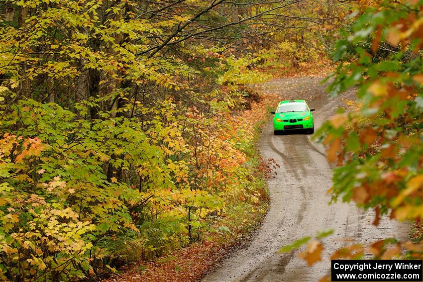 Mike Engle / Morgan Engle Subaru WRX STi on SS13, Trouble.