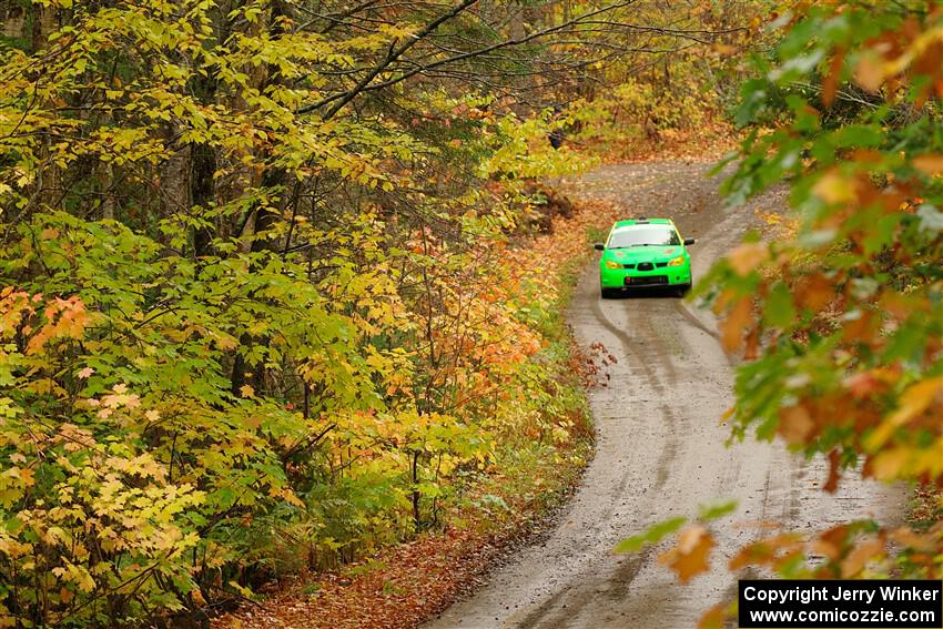 Mike Engle / Morgan Engle Subaru WRX STi on SS13, Trouble.