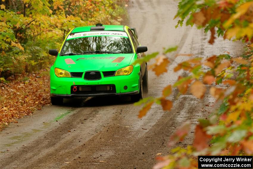 Mike Engle / Morgan Engle Subaru WRX STi on SS13, Trouble.