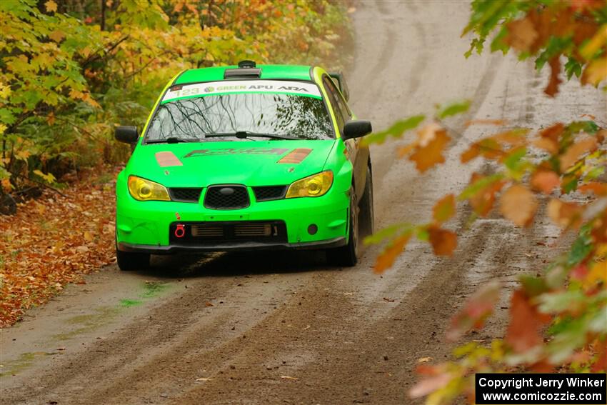 Mike Engle / Morgan Engle Subaru WRX STi on SS13, Trouble.