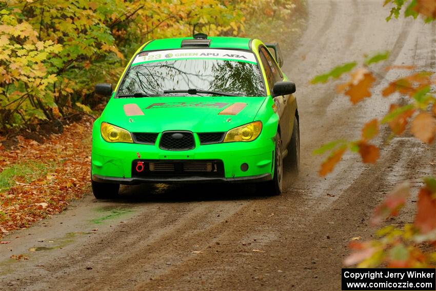 Mike Engle / Morgan Engle Subaru WRX STi on SS13, Trouble.