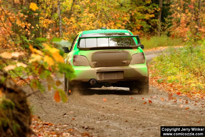 Mike Engle / Morgan Engle Subaru WRX STi on SS13, Trouble.