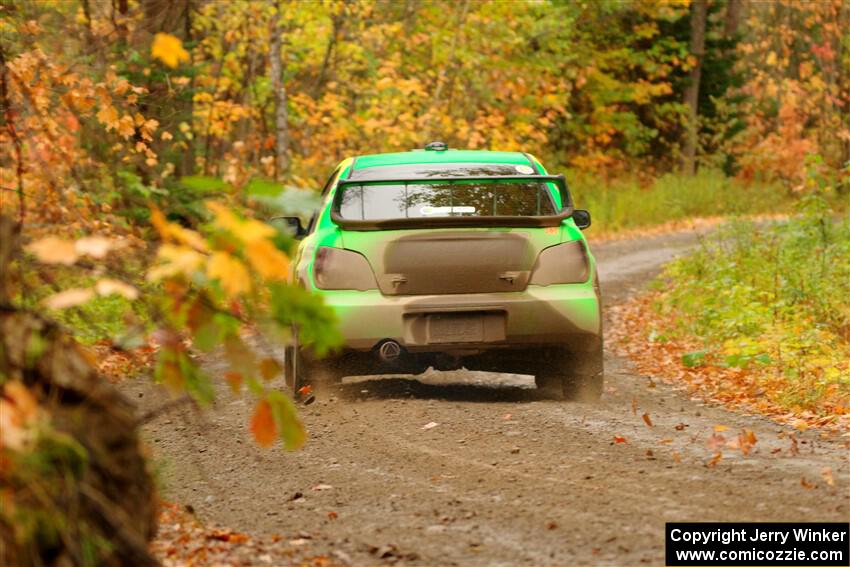 Mike Engle / Morgan Engle Subaru WRX STi on SS13, Trouble.