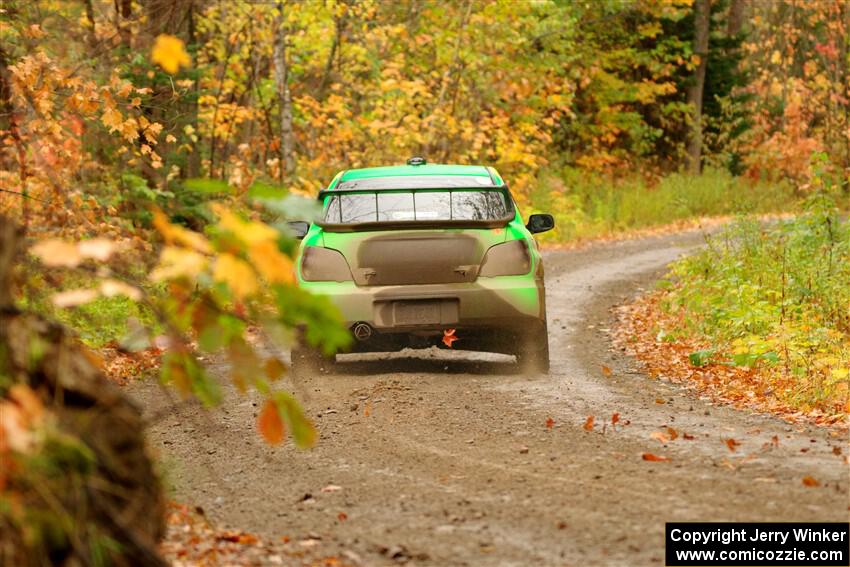 Mike Engle / Morgan Engle Subaru WRX STi on SS13, Trouble.