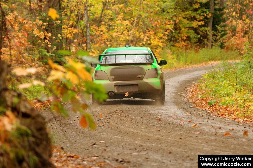 Mike Engle / Morgan Engle Subaru WRX STi on SS13, Trouble.