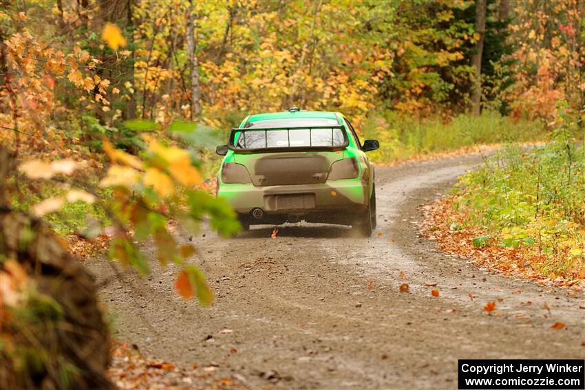 Mike Engle / Morgan Engle Subaru WRX STi on SS13, Trouble.