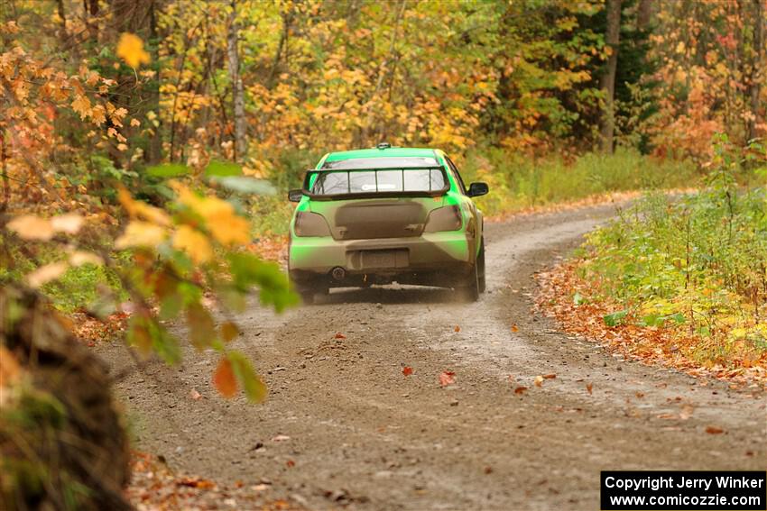 Mike Engle / Morgan Engle Subaru WRX STi on SS13, Trouble.