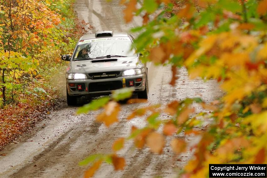 Dylan Gondyke / Ben Chuong Subaru Impreza on SS13, Trouble.