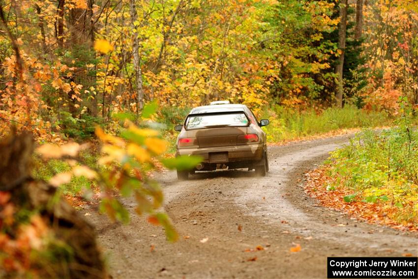 Dylan Gondyke / Ben Chuong Subaru Impreza on SS13, Trouble.