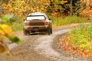 Dylan Gondyke / Ben Chuong Subaru Impreza on SS13, Trouble.