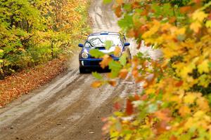 Jimmy Pelizzari / Kate Stevens Subaru WRX on SS13, Trouble.