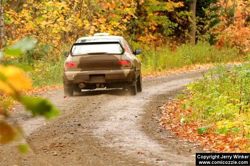 Dylan Gondyke / Ben Chuong Subaru Impreza on SS13, Trouble.