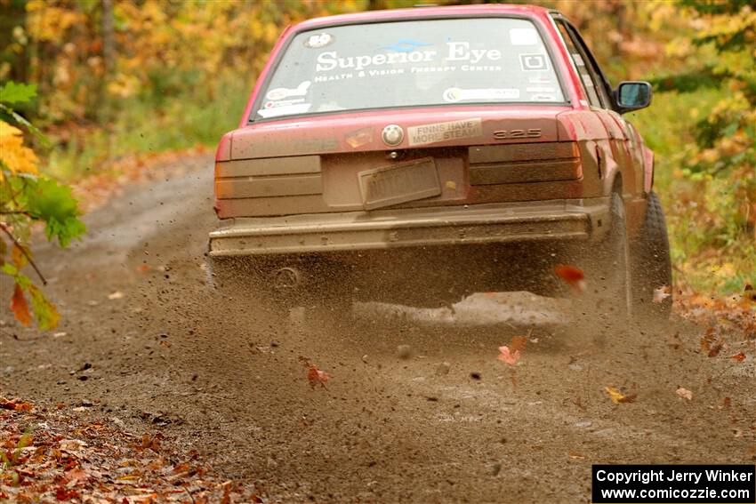 Levi Johnson / Griffin Johnson BMW 325e on SS13, Trouble.