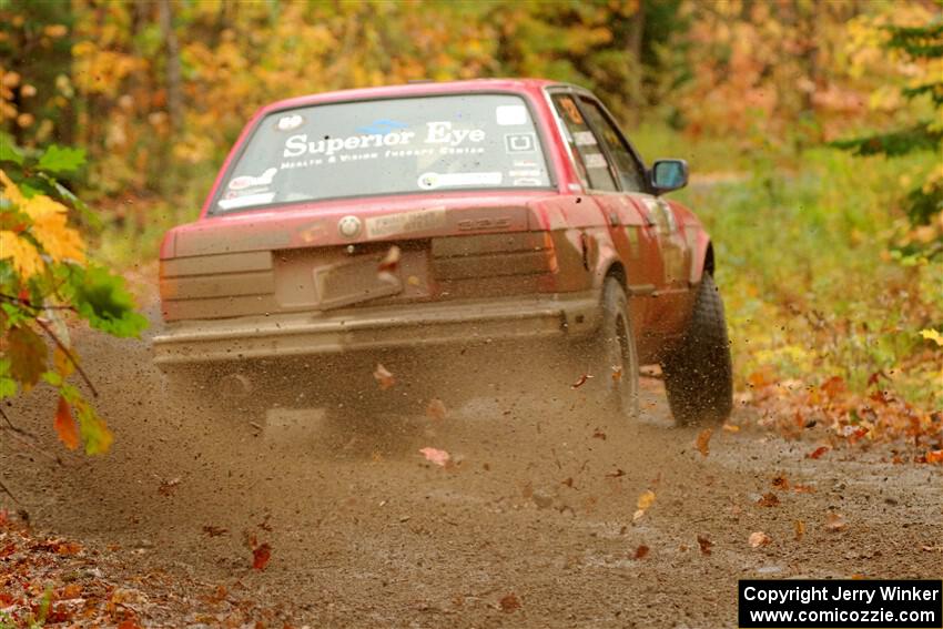 Levi Johnson / Griffin Johnson BMW 325e on SS13, Trouble.