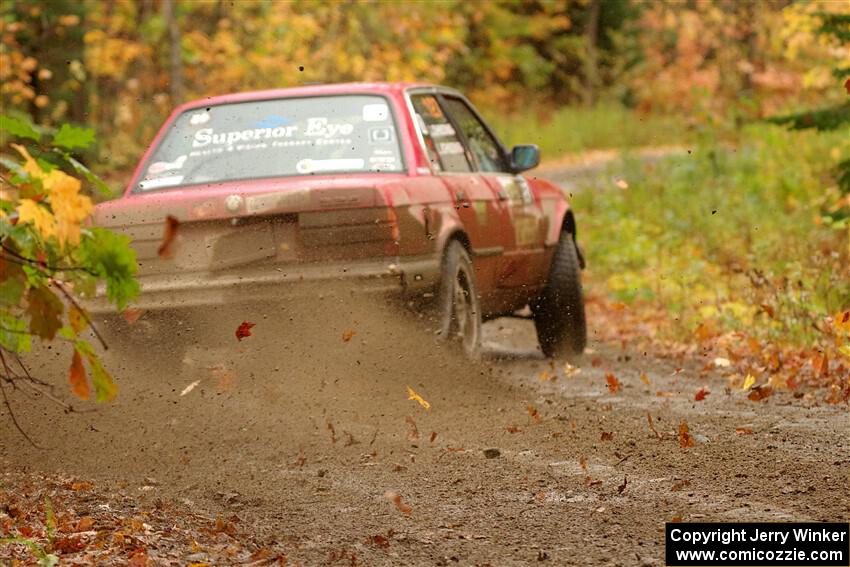 Levi Johnson / Griffin Johnson BMW 325e on SS13, Trouble.