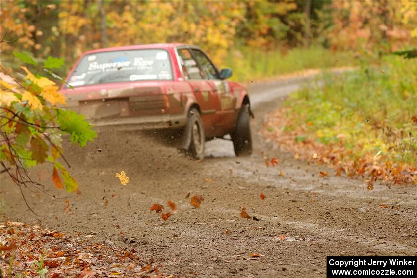 Levi Johnson / Griffin Johnson BMW 325e on SS13, Trouble.