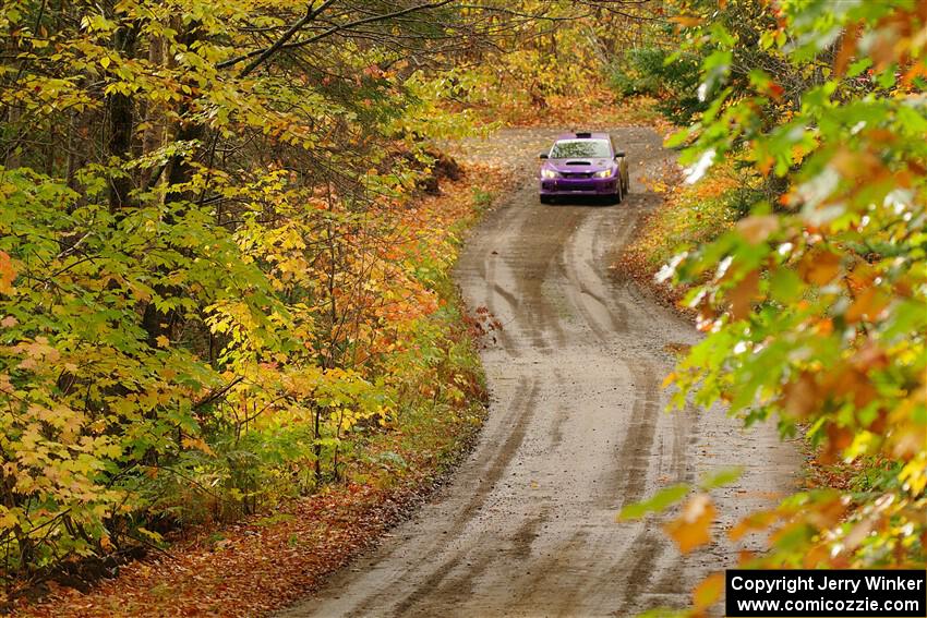 Silas Himes / Charlotte Himes Subaru WRX STi on SS13, Trouble.