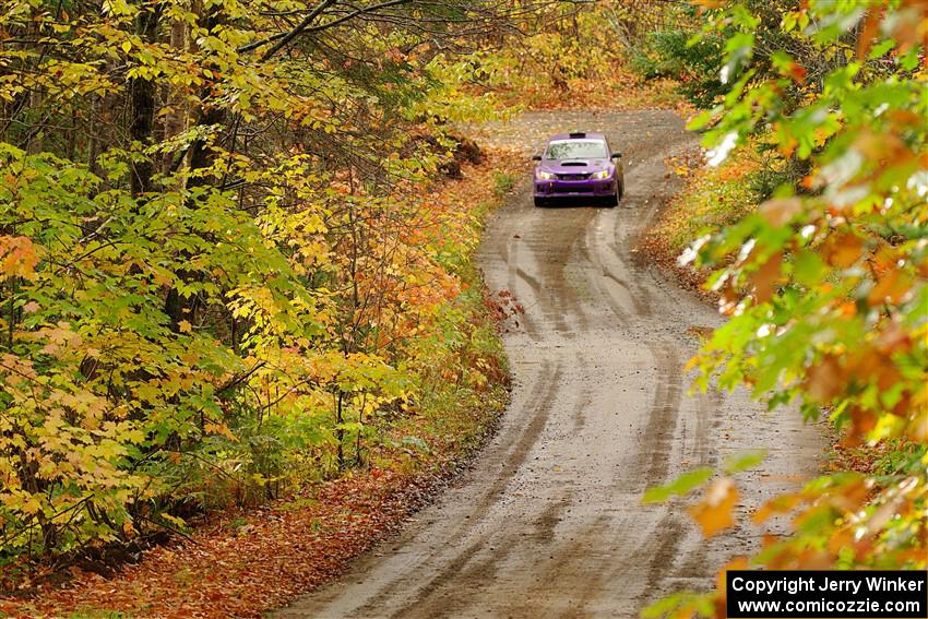 Silas Himes / Charlotte Himes Subaru WRX STi on SS13, Trouble.